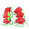 創意草莓造型折疊尼龍收納贈品購物袋